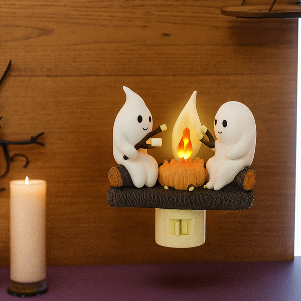 Ghostly Campfire Night Light