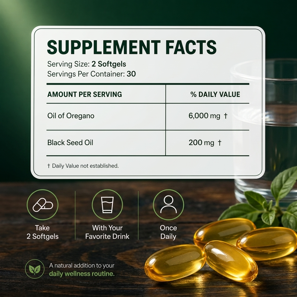 PureOrega⢠Daily Capsules