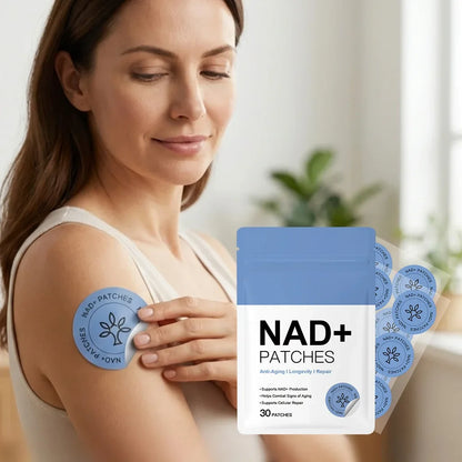30PCS NAD+ Body Management Patch Easy To Use Skin Friendly Daily Body Care Support Sticker For Daily Wellness Use