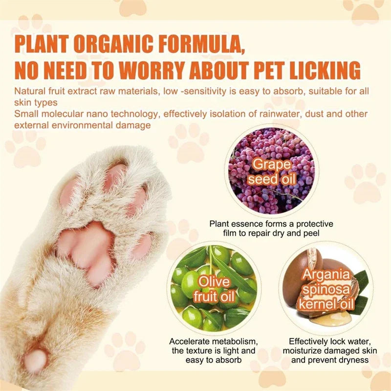 Dog Paw Balm Pet Paw Moisturizing Natural Cream Dog Cat Paw Wax &  Pet Nose Balm Protectors Pet Supplies