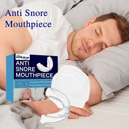 Adjustable Anti Snoring Mouthpiece for Sleeping Stop Snoring Prevent Apnea Anti Bruxism Mouth Guard Improve Sleep Aid Device