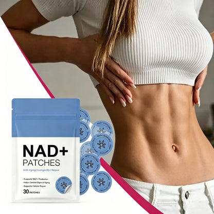 30PCS NAD+ Body Management Patch Easy To Use Skin Friendly Daily Body Care Support Sticker For Daily Wellness Use