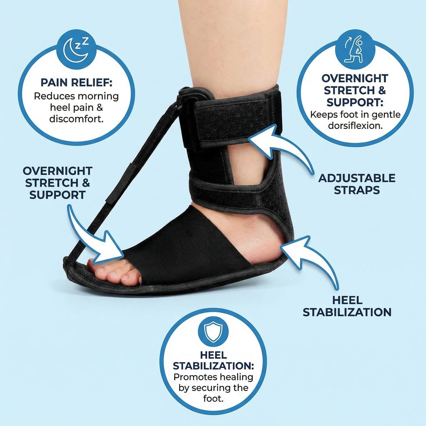 OrthoFlex™ Plantar Fasciitis Night Splint