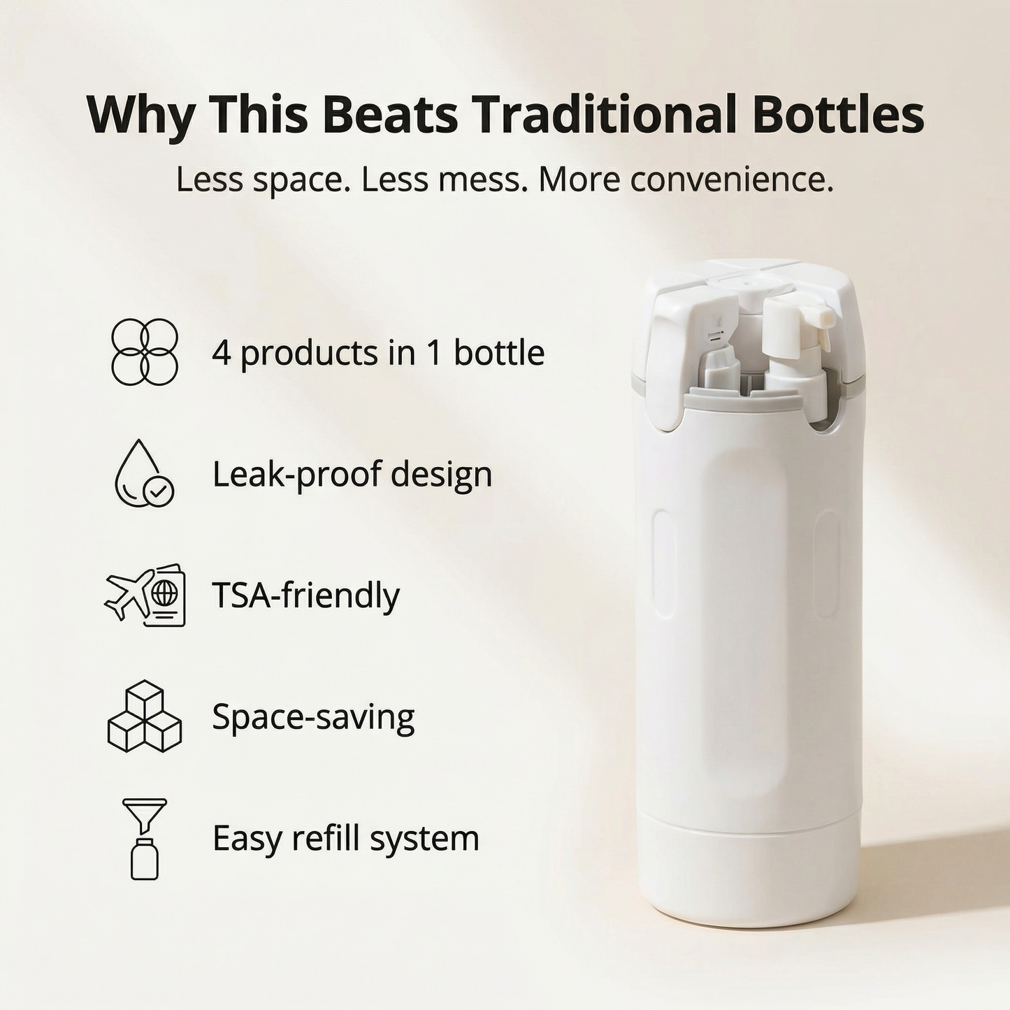 Breeze 4-in-1 Travel Dispenser