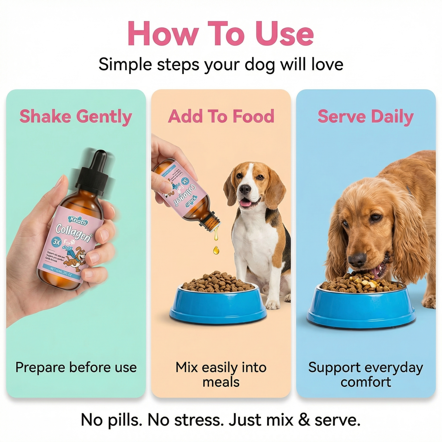 VitalPaw™ Collagen 3X Drops for Dogs