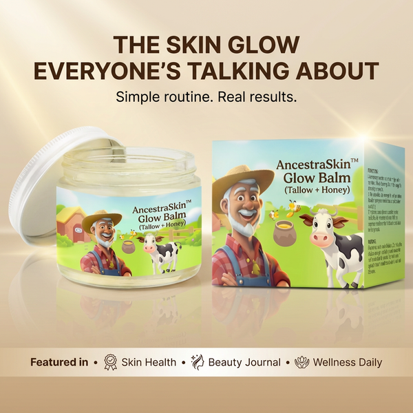 AncestraSkin™ Glow Balm (Tallow + Honey)