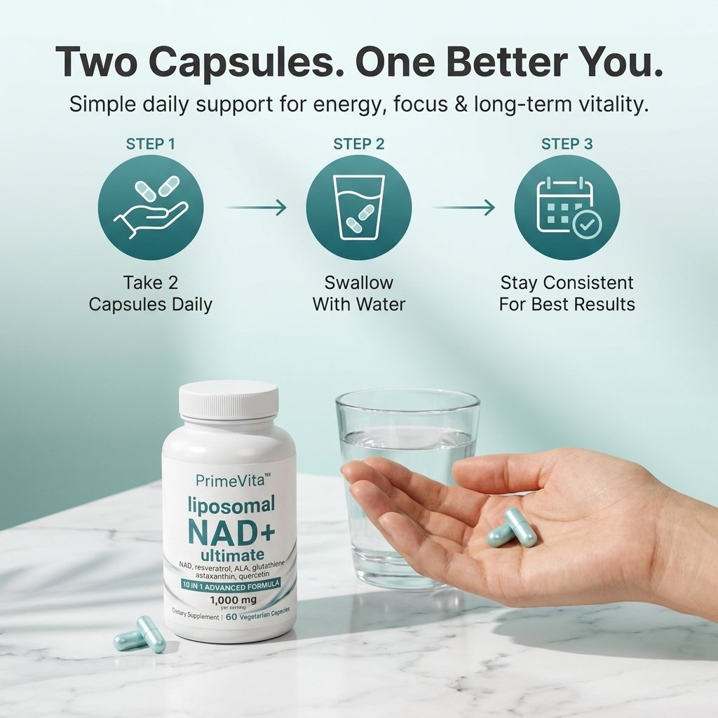 PrimeVita™ NAD+ Advanced Cellular Support