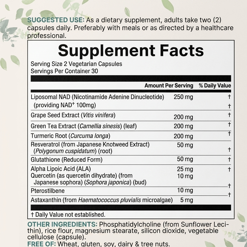 PrimeVita™ NAD+ Advanced Cellular Support