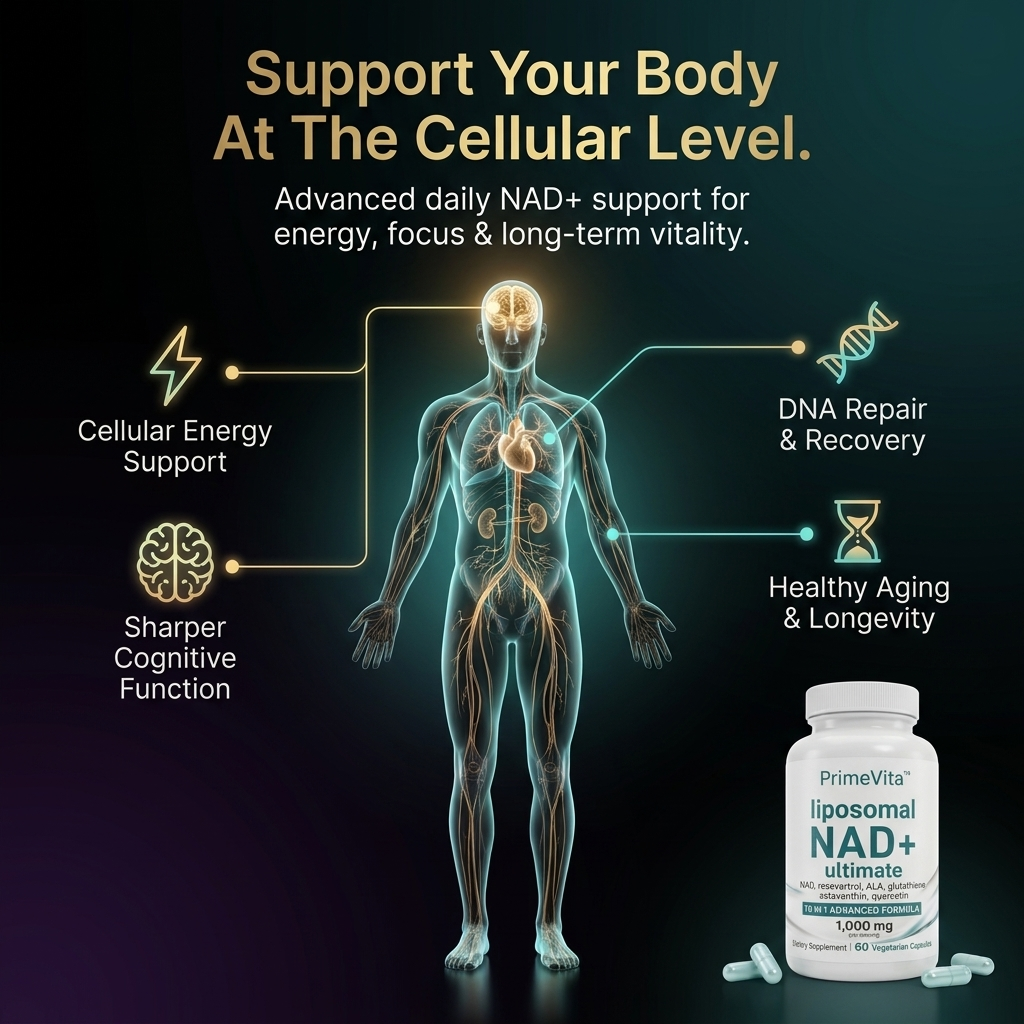 PrimeVita™ NAD+ Advanced Cellular Support