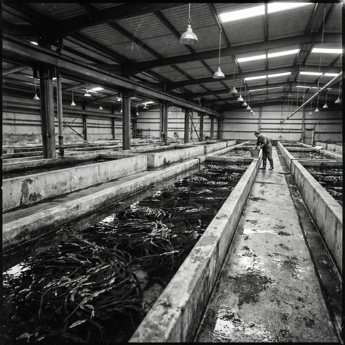 Tanks and pools used for growing sea moss