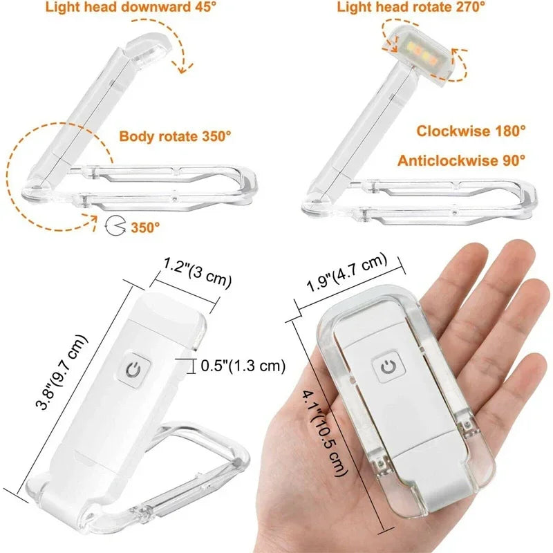 LumaLight - Clip-On Reading Light