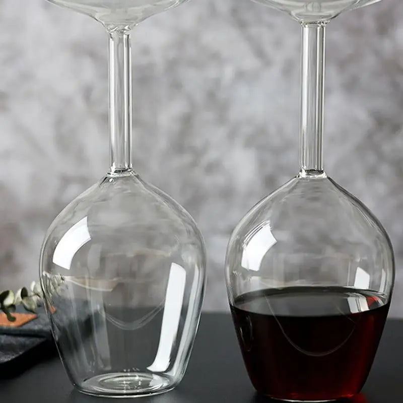 Tipzy- Upside Down Fun Wine Glass