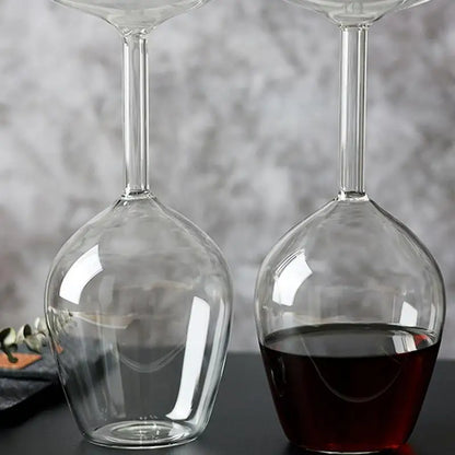 Tipzy- Upside Down Fun Wine Glass