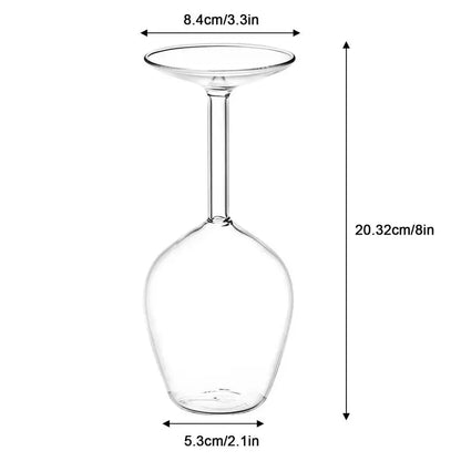 Tipzy- Upside Down Fun Wine Glass