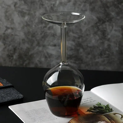 Tipzy- Upside Down Fun Wine Glass